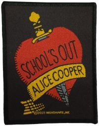 Alice Cooper - Patch School's Out (10,1 X 7,8) Cm) i gruppen VI TIPSER / Fredagsutgivelser / Fredag Den 16:e Februari 2024 hos Bengans Skivbutik AB (5517864)