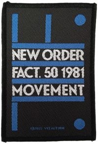 New Order - Patch Fact 50 (10,1 X 8,5 Cm) i gruppen VI TIPSER / Fredagsutgivelser / Fredag Den 16:e Februari 2024 hos Bengans Skivbutik AB (5517867)