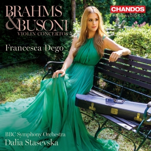 Francesca Dego Bbc Symphony Orches - Brahms & Busoni: Violin Concertos i gruppen Musikk / SACD / Klassisk hos Bengans Skivbutik AB (5517938)