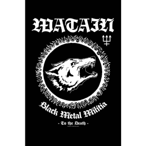 Watain - Black Metal Militia Textile Poster i gruppen MERCHANDISE / Merch / Metal hos Bengans Skivbutik AB (5518153)