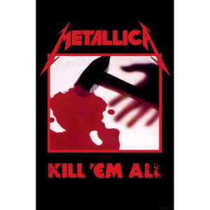 Metallica - Kill Em All Textile Poster i gruppen MERCHANDISE / Merch / Metal hos Bengans Skivbutik AB (5518157)