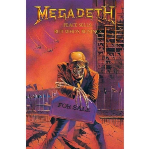 Megadeth - Peace Sells Textile Poster i gruppen MERCHANDISE / Merch / Metal hos Bengans Skivbutik AB (5518159)