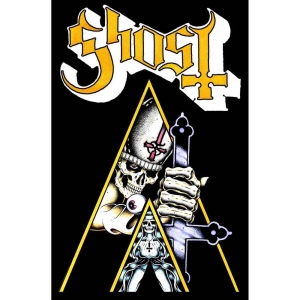 Ghost - Clockwork Ghost Textile Poster i gruppen MERCHANDISE / Merch / Metal hos Bengans Skivbutik AB (5518172)