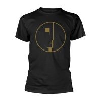 Bauhaus - T/S Logo Gold (S) i gruppen MERCHANDISE / T-shirt / Metal hos Bengans Skivbutik AB (5518426)