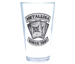 Metallica - Metallica - Dealer - Glas i gruppen MERCHANDISE / Accessoarer / Metal hos Bengans Skivbutik AB (5518639)