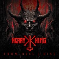 King Kerry - From Hell I Rise (Dark Red/Orange Marbled Vinyl) i gruppen VINYL hos Bengans Skivbutik AB (5519379)