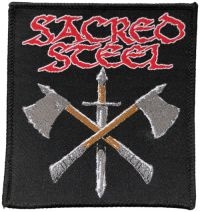 Sacred Steel - Patch Sword And Axes (9,9 X 9,2 Cm) i gruppen MERCHANDISE / Accessoarer / Metal hos Bengans Skivbutik AB (5520418)