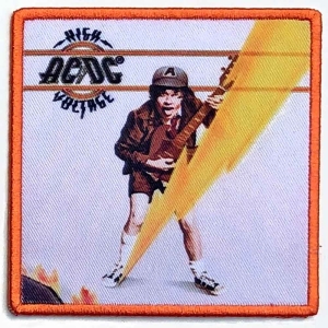 Ac/Dc - High Voltage Printed Patch i gruppen MERCH / Minsishops-merch / Ac/Dc hos Bengans Skivbutik AB (5520465)