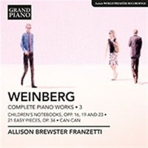 Weinberg - Piano Works Vol 3 i gruppen VI TIPSER / Julegavetips CD hos Bengans Skivbutik AB (552053)