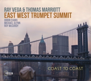 Ray Vega & Thomas Marriott - East West Trumpet Summit: Coast To Coast i gruppen Kommende produkter - 10 procent hos Bengans Skivbutik AB (5520711)