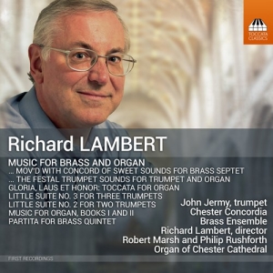 Richard Lambert - Music For Brass & Organ i gruppen Kommende produkter - 10 procent hos Bengans Skivbutik AB (5521290)