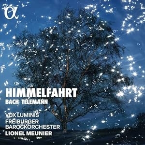 Vox Luminis Freiburger Barockorche - Bach & Telemann: Himmelfahrt i gruppen Kommende produkter - 10 procent hos Bengans Skivbutik AB (5521325)