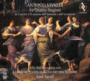 Jordi Savall & Alfia Bakieva & Les Music - Antonio Vivaldi: Le Quattro Stagioni i gruppen CD / Importnyheter hos Bengans Skivbutik AB (5521621)