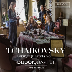 Dudok Quartet Amsterdam - Tchaikovsky: String Quartets Vol. 1 - No. 1 & 2 i gruppen VI TIPSER / Julegavetips CD hos Bengans Skivbutik AB (5521622)