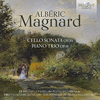 Alberic Magnard - Cello Sonata, Op. 20 Piano Trio, O i gruppen CD / Nyheter hos Bengans Skivbutik AB (5522100)