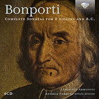 Francesco Bonporti - Complete Sonatas For 2 Violins & B. i gruppen CD / Nyheter hos Bengans Skivbutik AB (5522113)