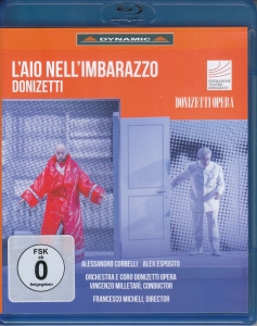 Gaetano Donizetti - L'aio Nell'imbarazzo i gruppen Musikk / Musikkk Blu-Ray / Klassisk hos Bengans Skivbutik AB (5522150)