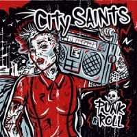 City Saints - Punk'n'roll (Splatter On Babyblue V i gruppen VINYL / Pop-Rock hos Bengans Skivbutik AB (5522252)