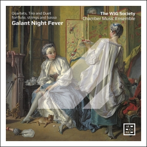 The Wig Society Chamber Music Ensem - Galant Night Fever - Quartets, Trio i gruppen CD / Nyheter hos Bengans Skivbutik AB (5523559)