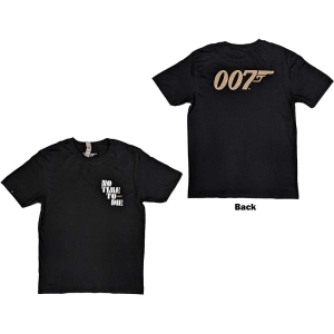 James Bond - No Time To Die & Logo Uni Bl i gruppen MERCH / T-Shirt / Rockoff_Nya April24 hos Bengans Skivbutik AB (5524512r)