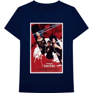 James Bond - Licence To Kill Poster Uni Navy i gruppen MERCH / T-Shirt / Rockoff_Nya April24 hos Bengans Skivbutik AB (5524520r)