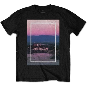 The 1975 - Shes American Uni Bl i gruppen MERCHANDISE / T-shirt / Pop-Rock hos Bengans Skivbutik AB (5524558)