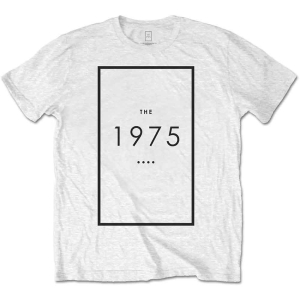 The 1975 - Original Logo Uni Wht i gruppen MERCH / T-Shirt / Rockoff_Nya April24 hos Bengans Skivbutik AB (5524619r)