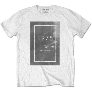 The 1975 - Facedown Uni Wht i gruppen MERCH / T-Shirt / Rockoff_Nya April24 hos Bengans Skivbutik AB (5524628r)