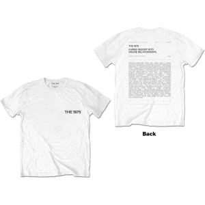 The 1975 - A Brief Inquiry Uni Wht i gruppen MERCH / T-Shirt / Rockoff_Nya April24 hos Bengans Skivbutik AB (5524630r)