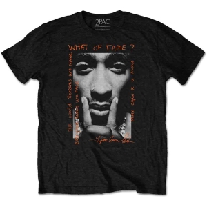 Tupac - What Of Fame? Uni Bl i gruppen MERCHANDISE / T-shirt / Hip Hop-Rap hos Bengans Skivbutik AB (5524684)