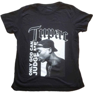 Tupac - Only God Text Lady Bl i gruppen MERCHANDISE / T-shirt / Hip Hop-Rap hos Bengans Skivbutik AB (5524818r)