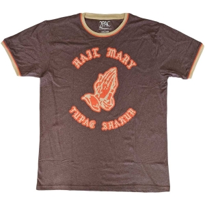 Tupac - Hail Mary Ringer Uni Brown i gruppen MERCHANDISE / T-shirt / Hip Hop-Rap hos Bengans Skivbutik AB (5524825r)