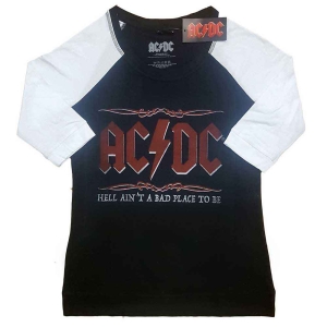 Ac/Dc - Hell Ain't A Bad Place Lady Bl/Wht Ragla i gruppen MERCH / Minsishops-merch / Ac/Dc hos Bengans Skivbutik AB (5525350r)