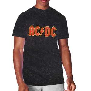 Ac/Dc - Logo Snow Wash Uni Bl i gruppen MERCH / Minsishops-merch / Ac/Dc hos Bengans Skivbutik AB (5525353r)