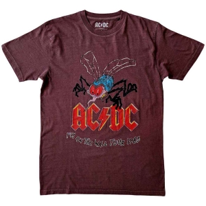 Ac/Dc - Fly On The Wall Tour Uni Maroon i gruppen MERCH / Minsishops-merch / Ac/Dc hos Bengans Skivbutik AB (5525358r)