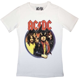 Ac/Dc - Highway To Hell Circle Lady Wht i gruppen MERCH / Minsishops-merch / Ac/Dc hos Bengans Skivbutik AB (5525361r)