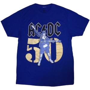 Ac/Dc - Gold Fifty Uni Blue i gruppen MERCH / Minsishops-merch / Ac/Dc hos Bengans Skivbutik AB (5525368r)