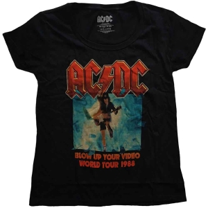 Ac/Dc - Blow Up Your Video Scoop Neck Lady Bl i gruppen MERCH / Minsishops-merch / Ac/Dc hos Bengans Skivbutik AB (5525382r)