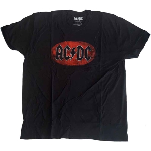 Ac/Dc - Oval Logo Vintage Uni Bl i gruppen MERCH / Minsishops-merch / Ac/Dc hos Bengans Skivbutik AB (5525402r)