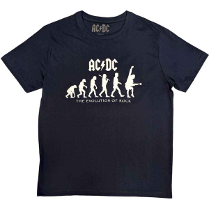 Ac/Dc - Evolution Of Rock Uni Navy i gruppen MERCH / Minsishops-merch / Ac/Dc hos Bengans Skivbutik AB (5525404r)