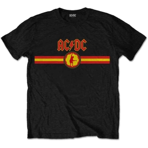 Ac/Dc - Logo & Stripe Uni Bl i gruppen MERCH / Minsishops-merch / Ac/Dc hos Bengans Skivbutik AB (5525410r)