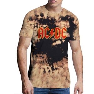 Ac/Dc - Logo Uni Bl/Tan Dip-Dye i gruppen MERCH / Minsishops-merch / Ac/Dc hos Bengans Skivbutik AB (5525419r)