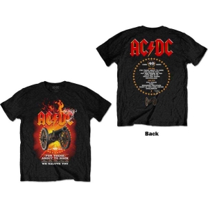 Ac/Dc - Ftatr 40Th Flaming Uni Bl i gruppen MERCH / Minsishops-merch / Ac/Dc hos Bengans Skivbutik AB (5525424r)