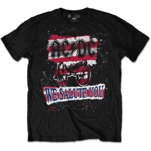 Ac/Dc - We Salute You Stripe Uni Bl i gruppen MERCH / Minsishops-merch / Ac/Dc hos Bengans Skivbutik AB (5525433r)