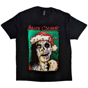 Alice Cooper - Xmas Card Uni Bl i gruppen MERCH / T-Shirt / Rockoff_Nya April24 hos Bengans Skivbutik AB (5525607r)