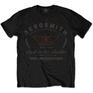 Aerosmith - Back In The Saddle Uni Bl i gruppen MERCH / T-Shirt / Rockoff_Nya April24 hos Bengans Skivbutik AB (5525786r)