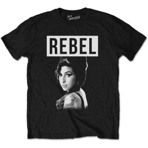 Amy Winehouse - Rebel Uni Bl i gruppen MERCH / T-Shirt / Rockoff_Nya April24 hos Bengans Skivbutik AB (5526064r)