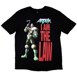 Anthrax - I Am The Law Uni Bl i gruppen MERCH / T-Shirt / Rockoff_Nya April24 hos Bengans Skivbutik AB (5526159r)