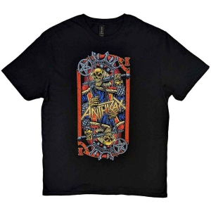 Anthrax - Evil King Uni Bl i gruppen MERCH / T-Shirt / Rockoff_Nya April24 hos Bengans Skivbutik AB (5526170r)