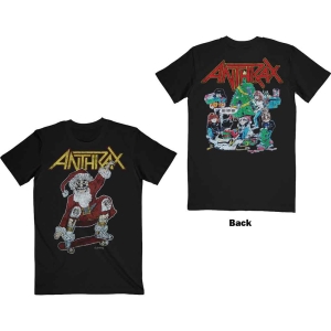 Anthrax - Vintage Christmas Uni Bl i gruppen MERCH / T-Shirt / Rockoff_Nya April24 hos Bengans Skivbutik AB (5526180r)